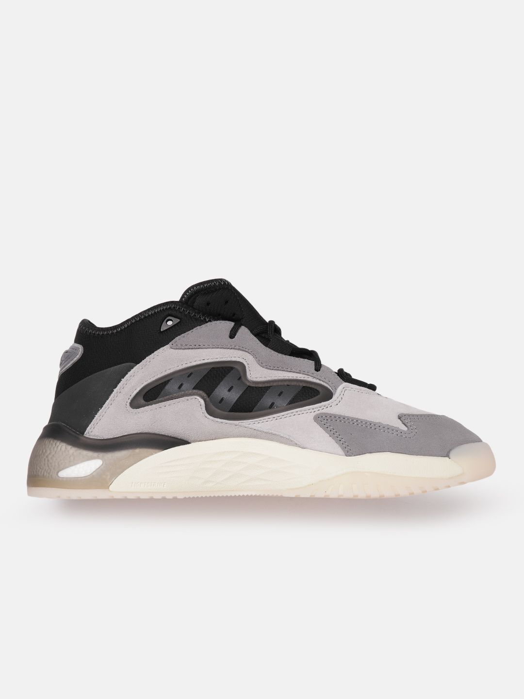 Buy ADIDAS Originals Men Black & Grey Colourblocked Streetball II