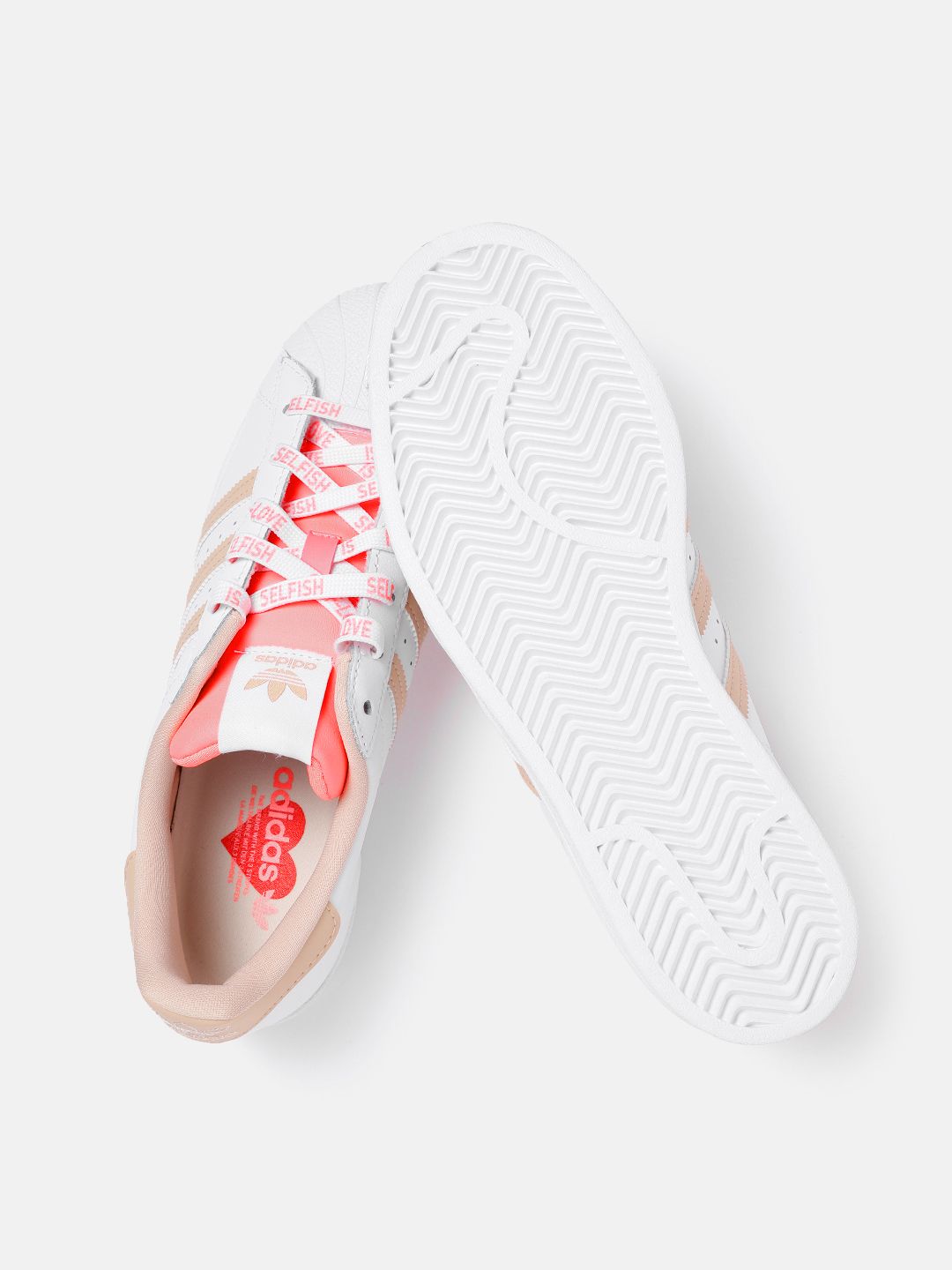 adidas gazelle silver green womens Adidas Superstar II | Women's | (Valentine's Day) Cream White/Better  Scarlet/Sandy Pink/Gum main image 1