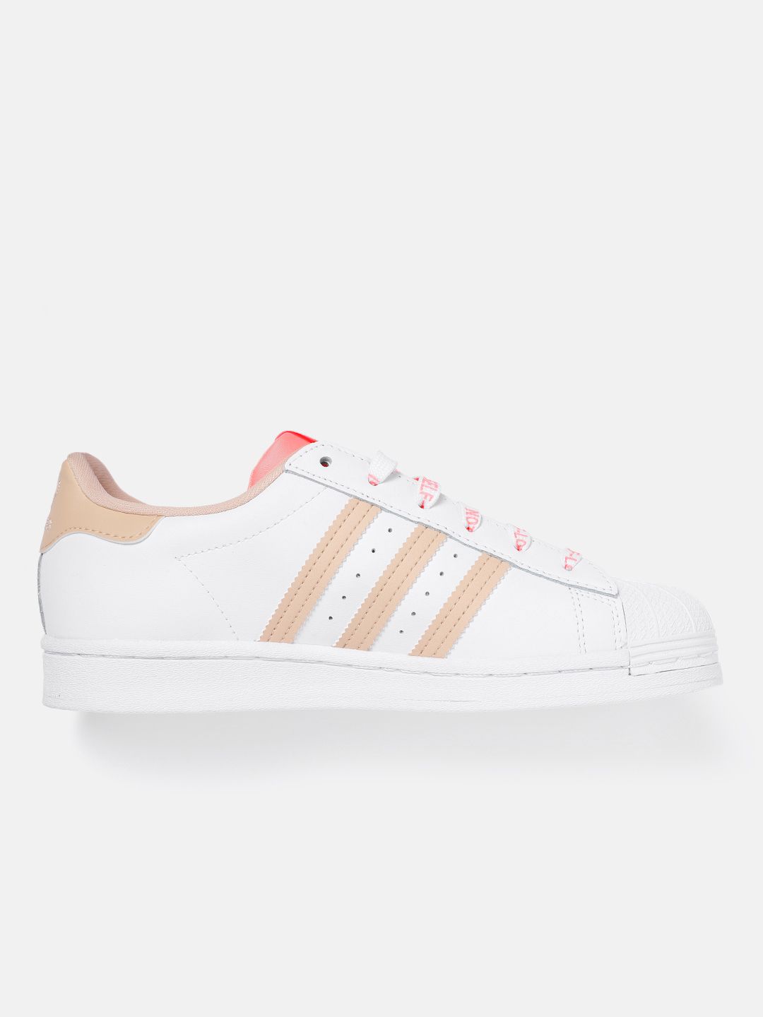 adidas gazelle silver green womens adidas Womens Super Star Sneaker White Pink Stripe