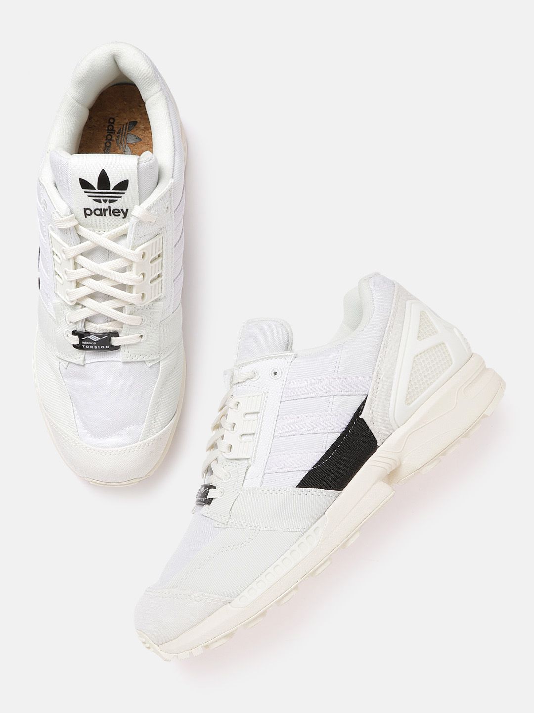 ADIDAS Originals Unisex White Solid ZX 8000 Sneakers Price in India