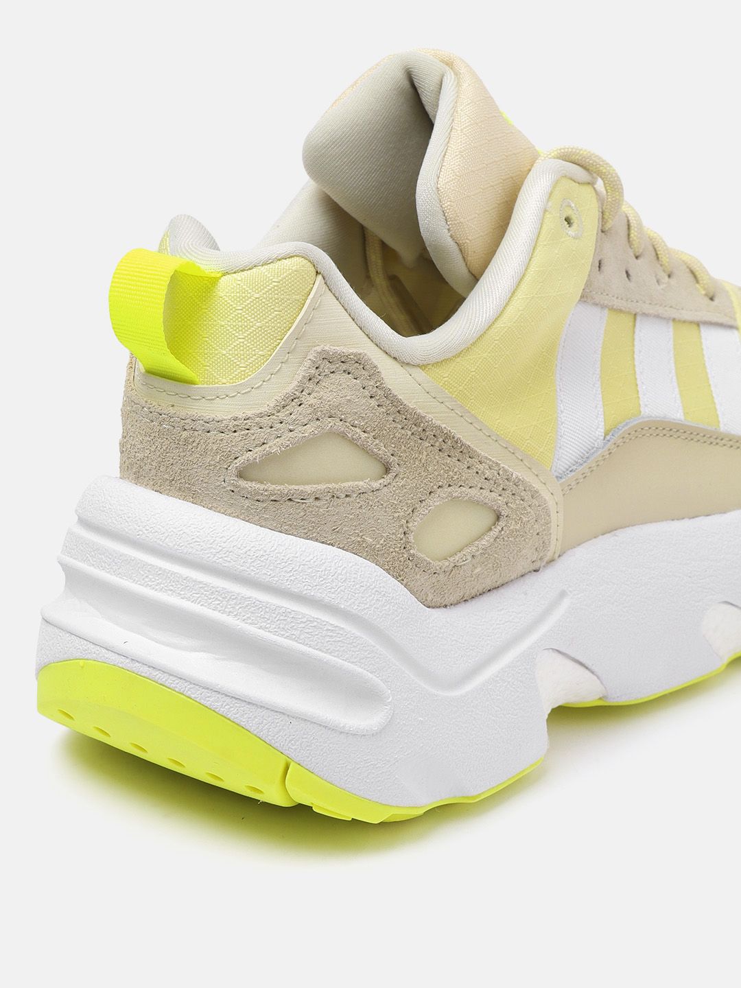 Buy ADIDAS Originals Women Yellow & Beige Woven Design ZX 22