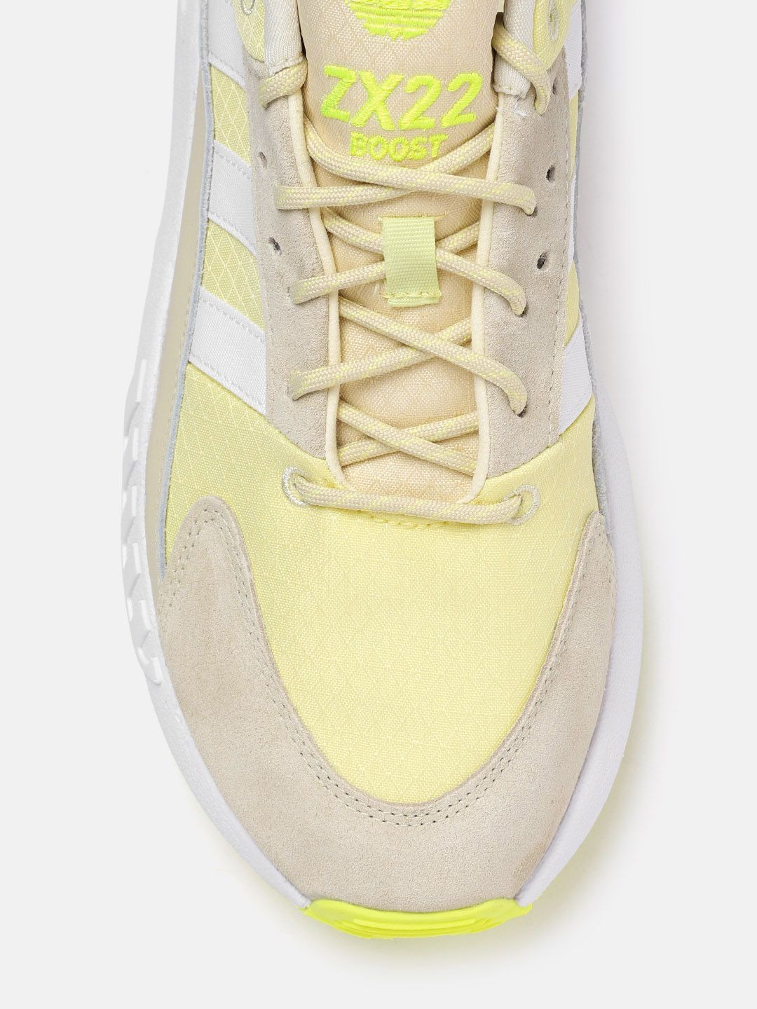 Buy ADIDAS Originals Women Yellow & Beige Woven Design ZX 22