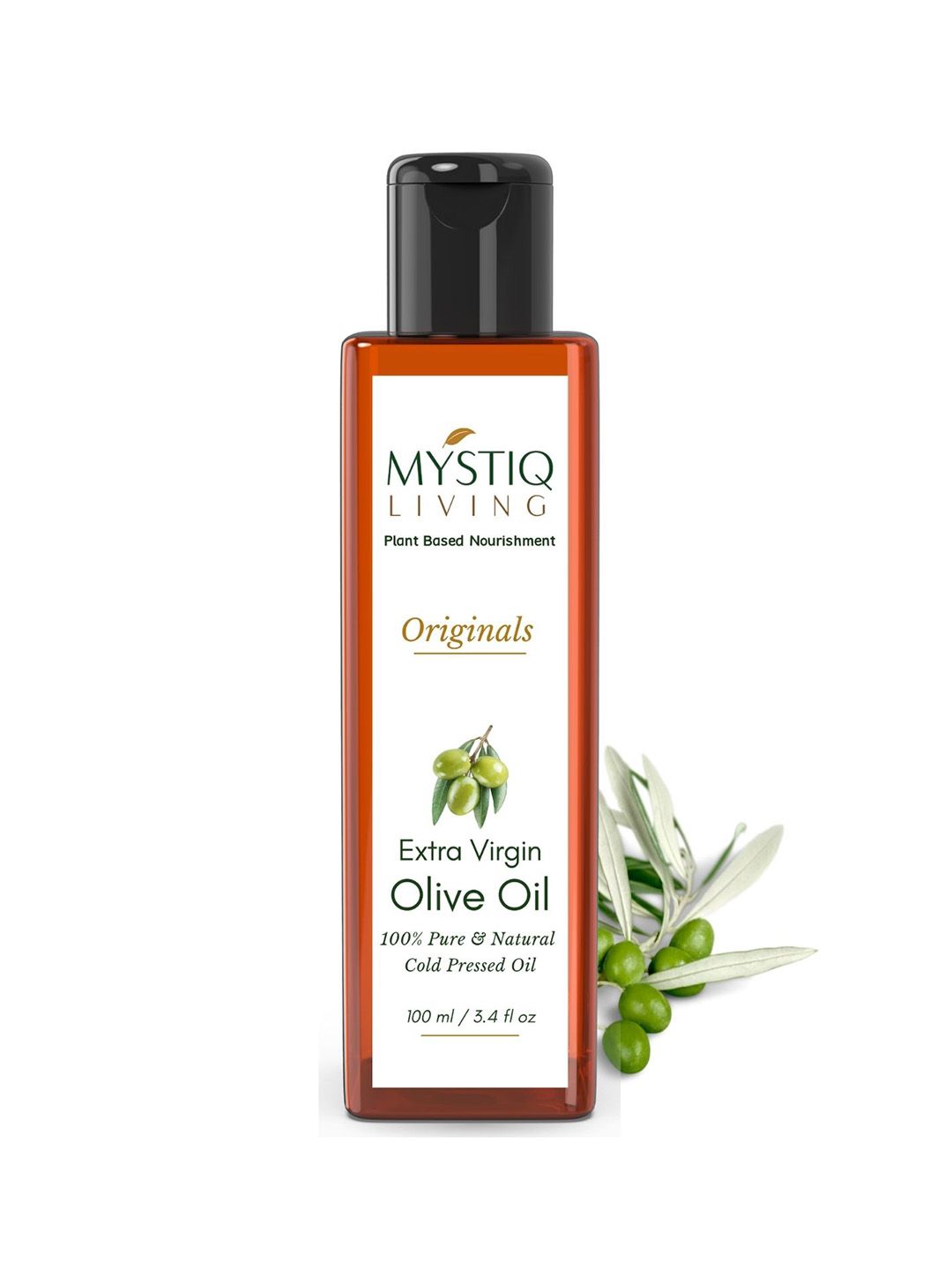 MYSTIQ LIVING Extra Virgin Olive Oil (Cold Pressed) - 100 ml Price in India