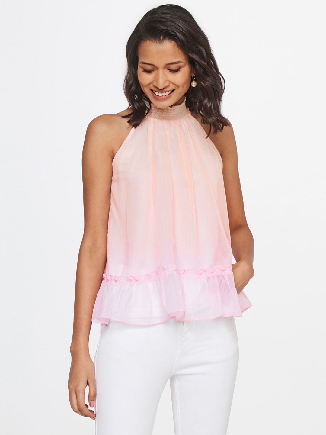 AND Ombre High Neck Top Price in India