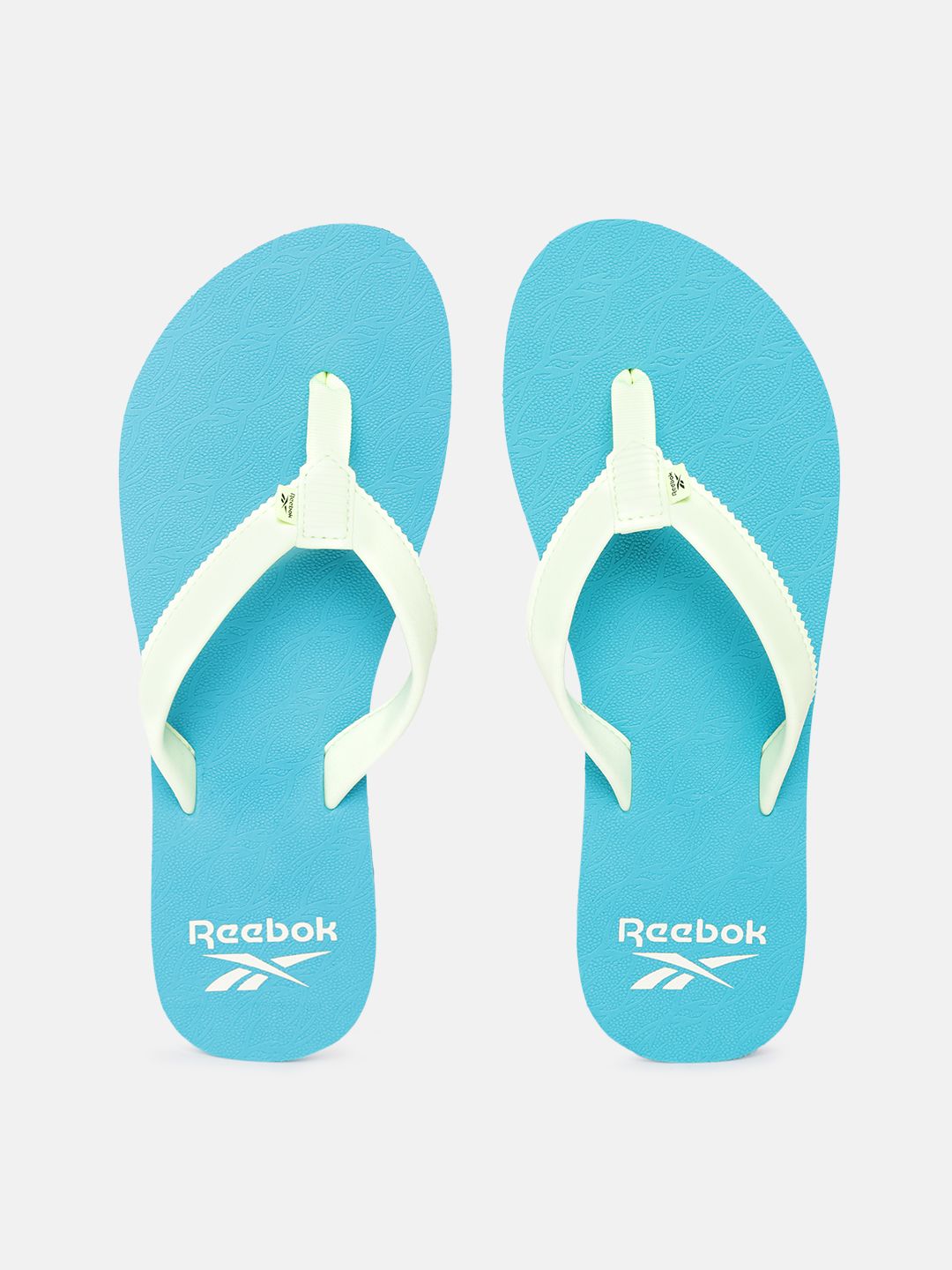 Reebok Women Green Solid Thong Flip-Flops Price in India