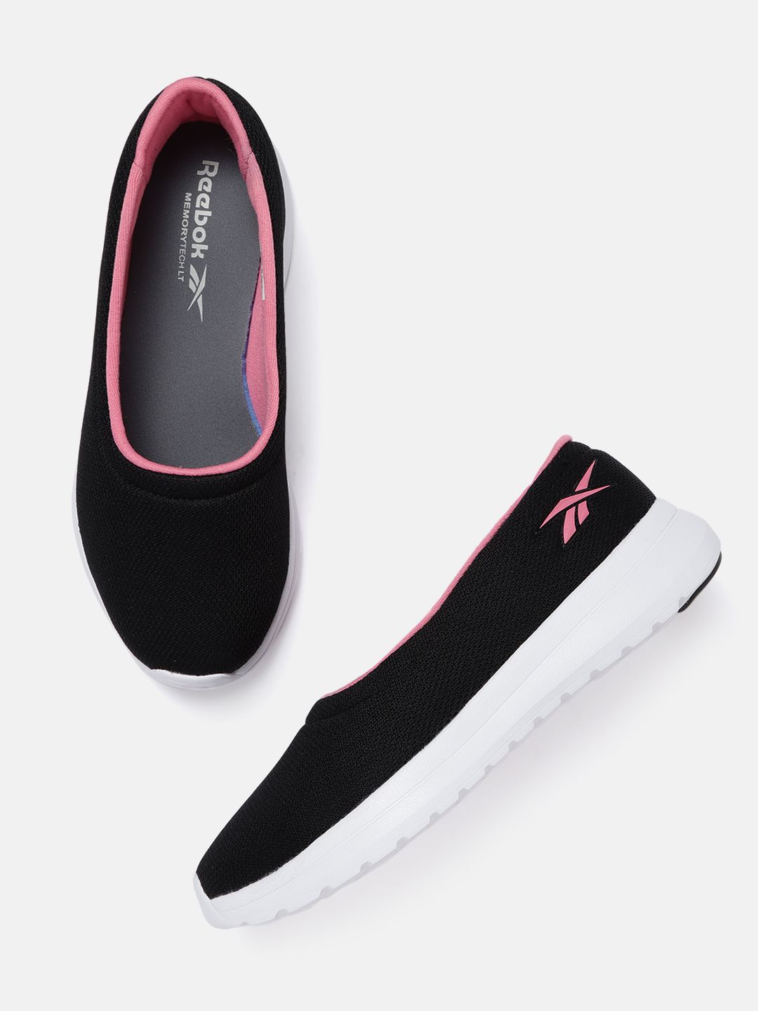 Reebok Women Black Walk Way Ballerinas Price in India