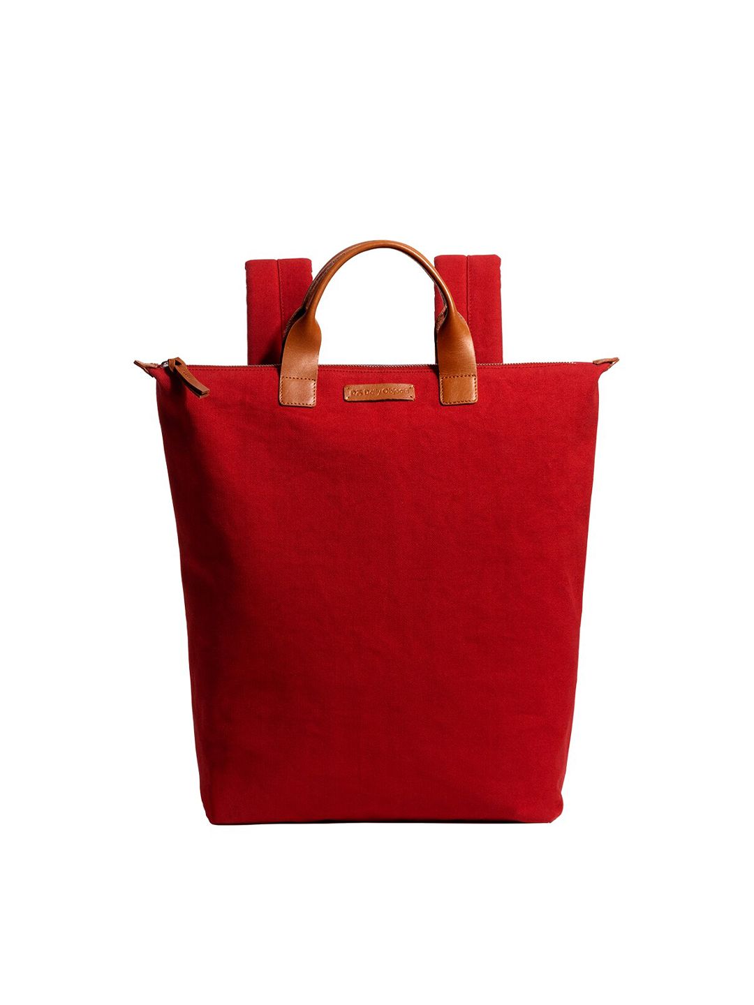 DailyObjects Unisex Red Solid Backpack Price in India