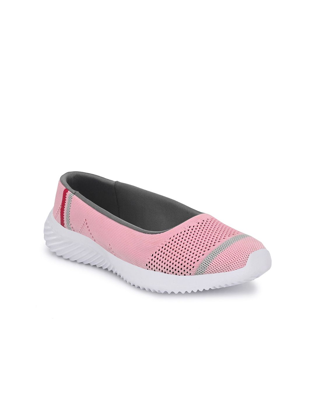 Yuuki Women Pink Mesh Walking Non-Marking Slip On Shoes Price in India