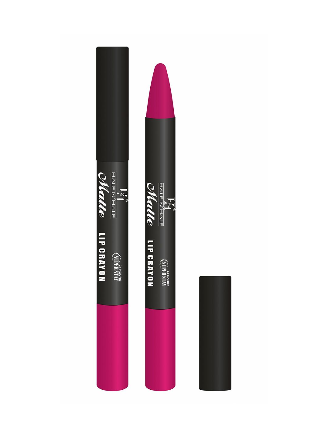 Half N Half Matte Velvet Soft 24h Super Stay Lip Crayon - Candy Crush 13 Price in India