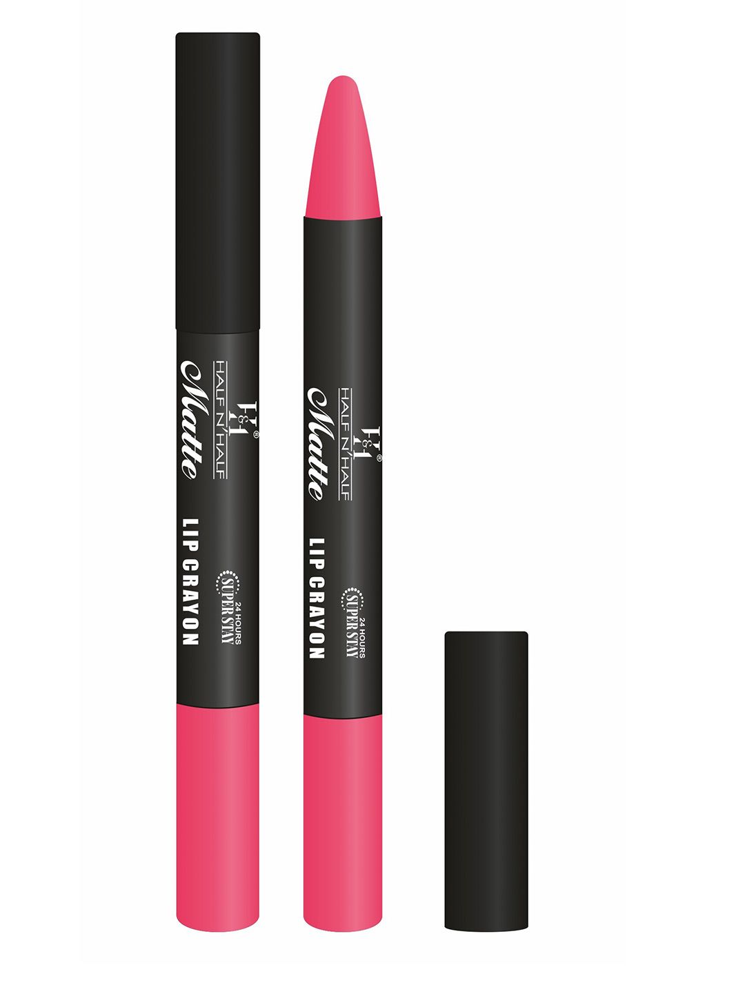 Half N Half Lip Crayon Velvet Soft - Pretty Pink 08 Price in India