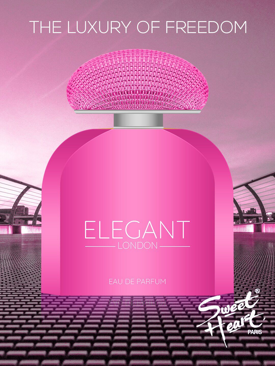 Sweetheart Unisex Pink Elegant London Eau De Parfum 100 ml Price in India