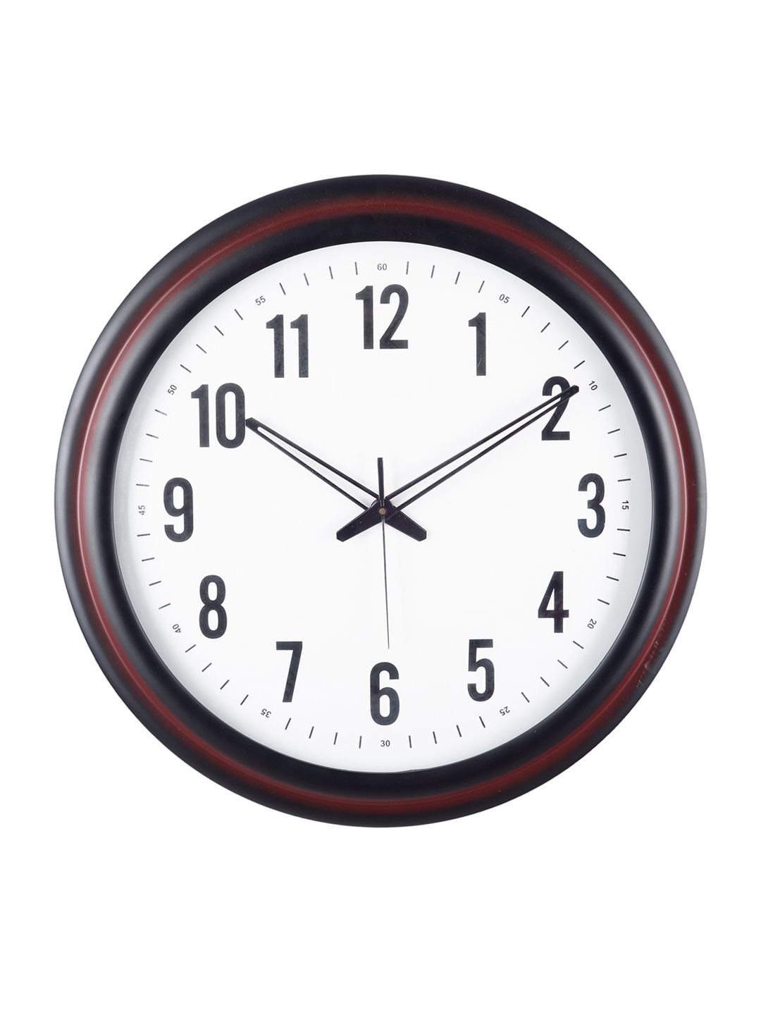 eCraftIndia White  50.8 cm Analogue Wall Clock Price in India