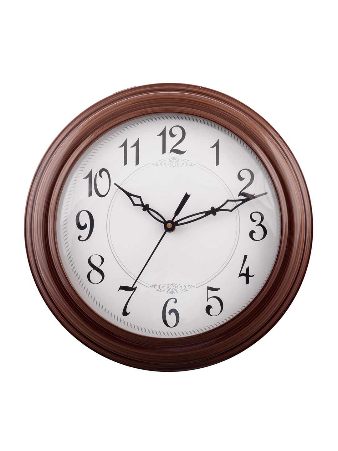 eCraftIndia White  29.2 cm Analogue Wall Clock Price in India