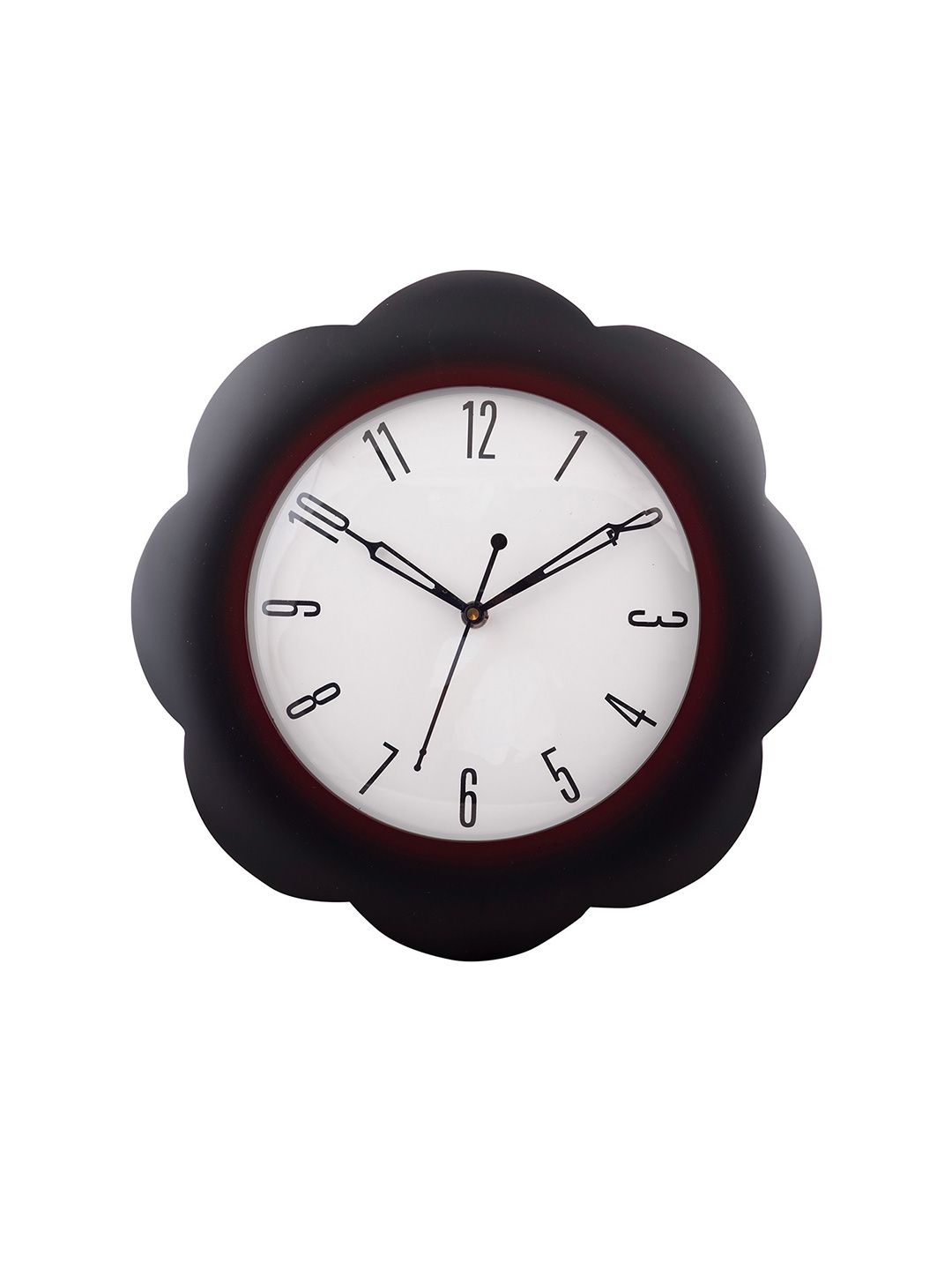 eCraftIndia White Dial Decorative  29.2 cm x  29.2 cm Analogue Wall Clock Price in India