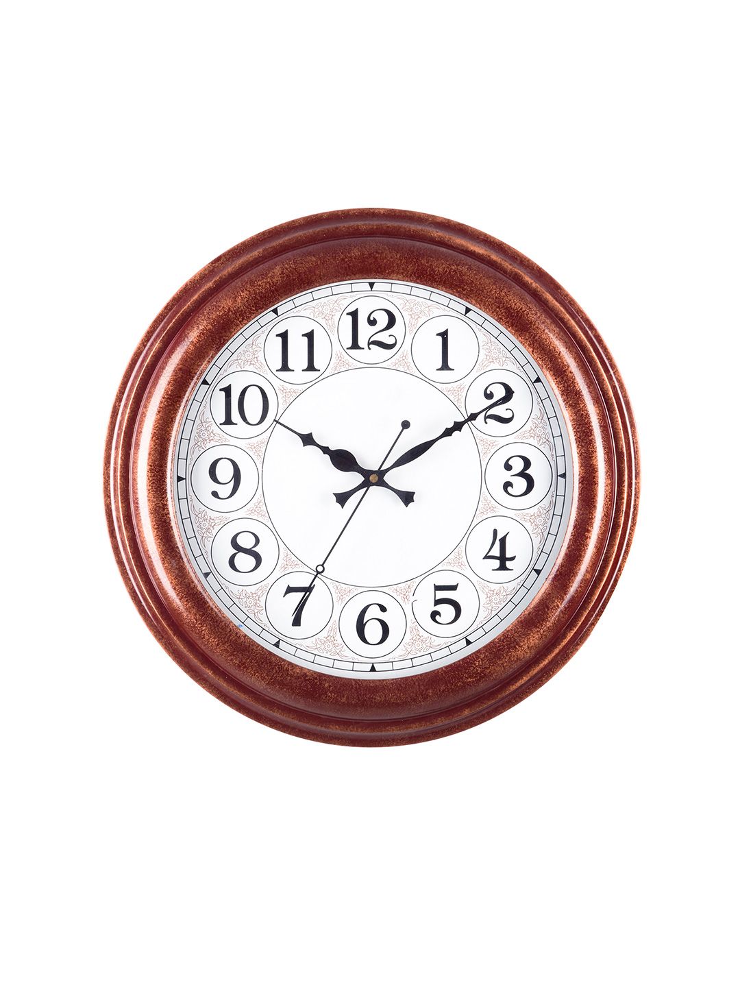 eCraftIndia White Dial Decorative  41.9 cm Analogue Wall Clock Price in India