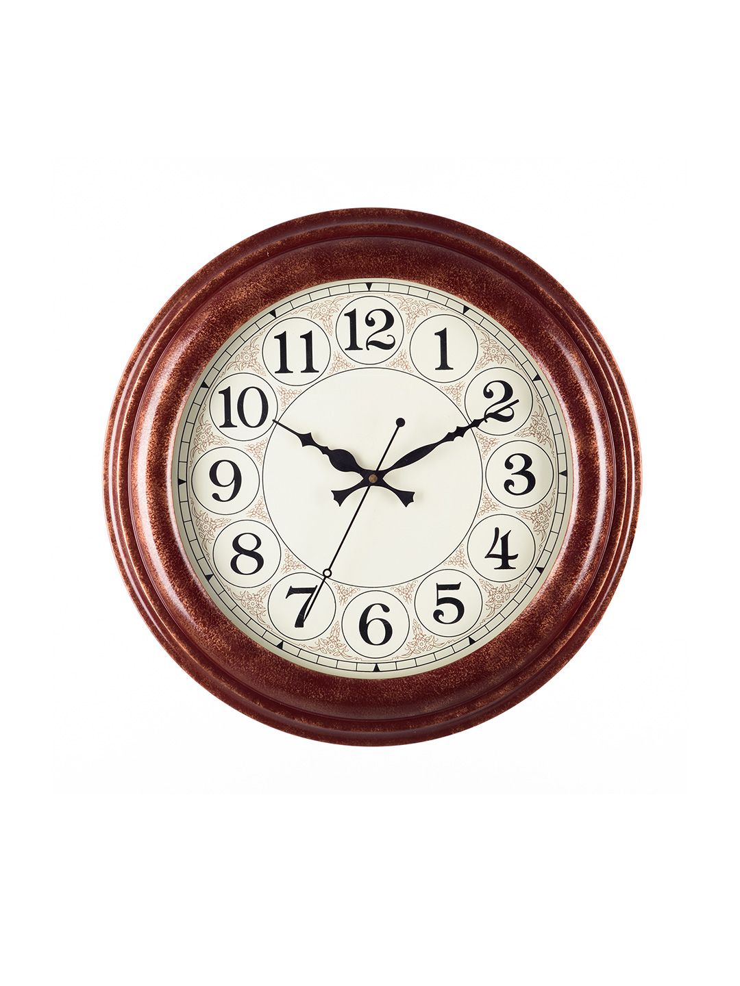 eCraftIndia White Dial Decorative  41.9 cm Analogue Wall Clock Price in India