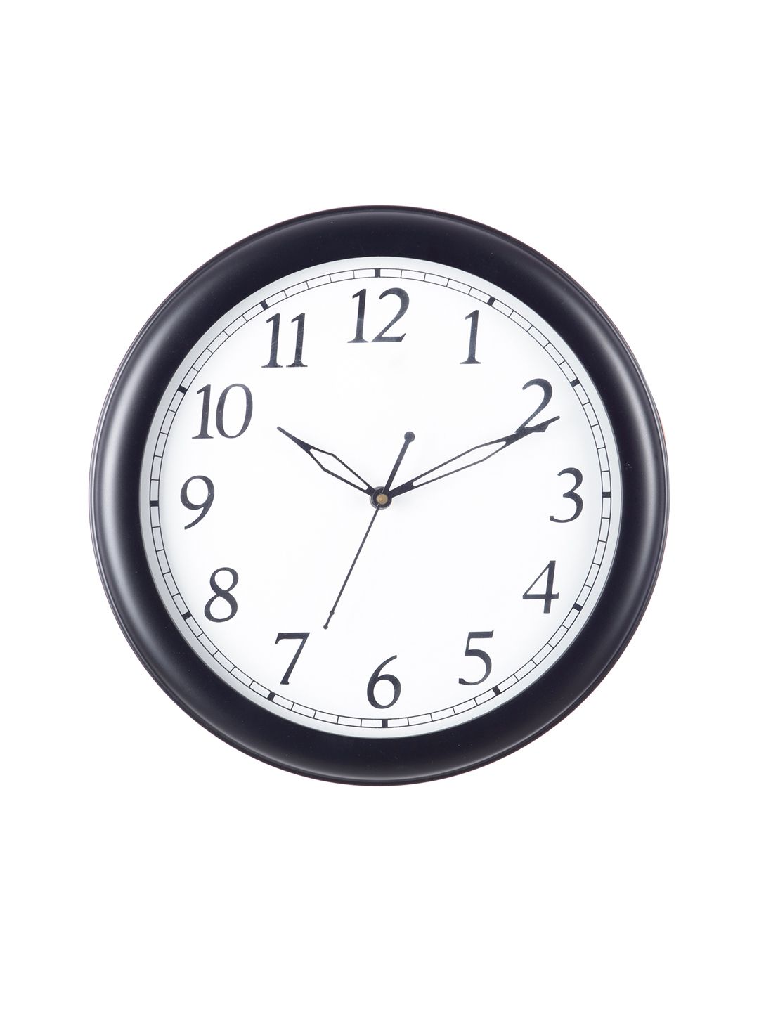 eCraftIndia White  27.9 cm Analogue Wall Clock Price in India