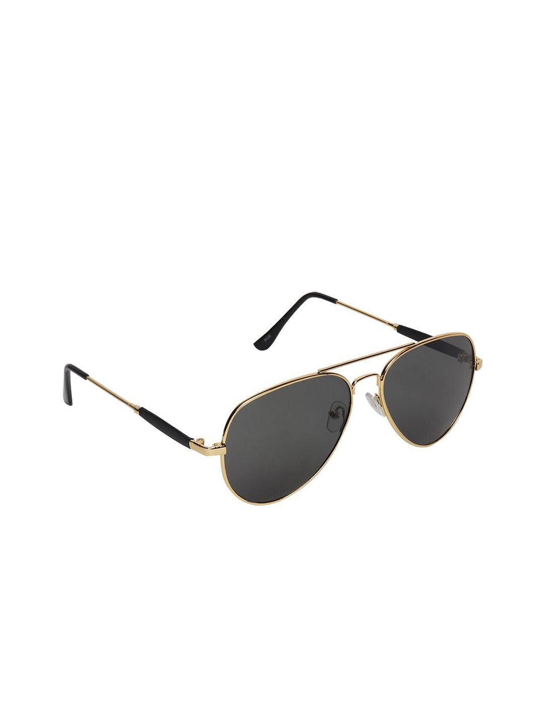 CRIBA Adult Grey Lens & Gold-Toned UV Protected Aviator Sunglasses CR_2148 AVI GGN Price in India