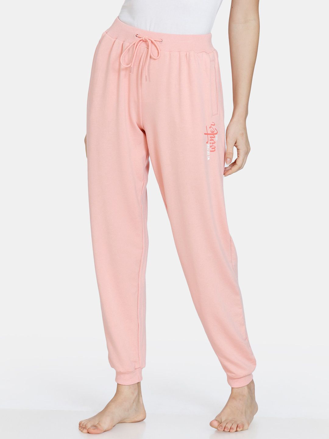 Zivame Women Pink Solid Pyjamas Price in India