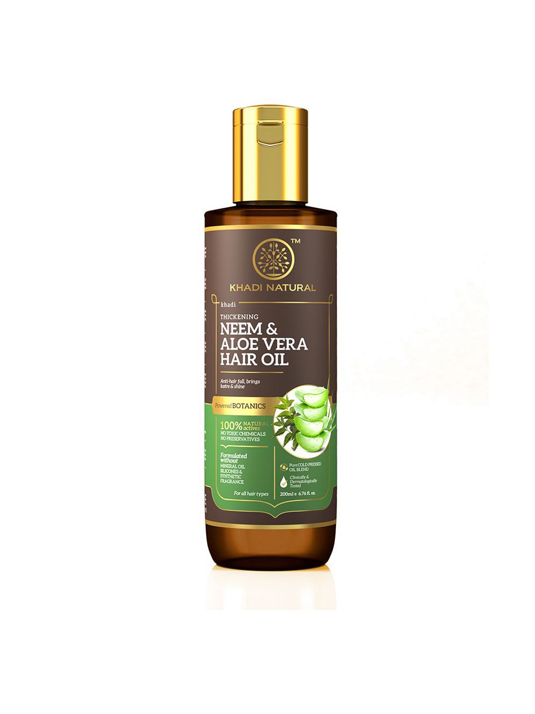 Khadi Natural Neem & Aloevera Hair Oil 200 ml Price in India