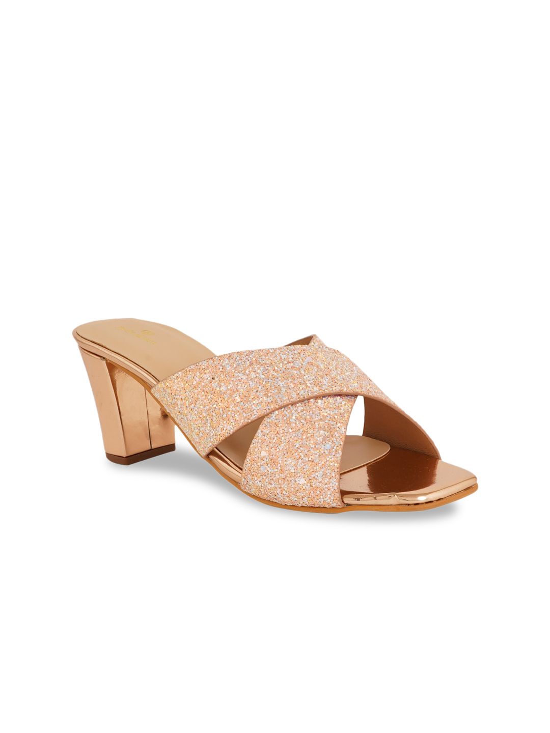 pelle albero Pink Block Sandals Price in India