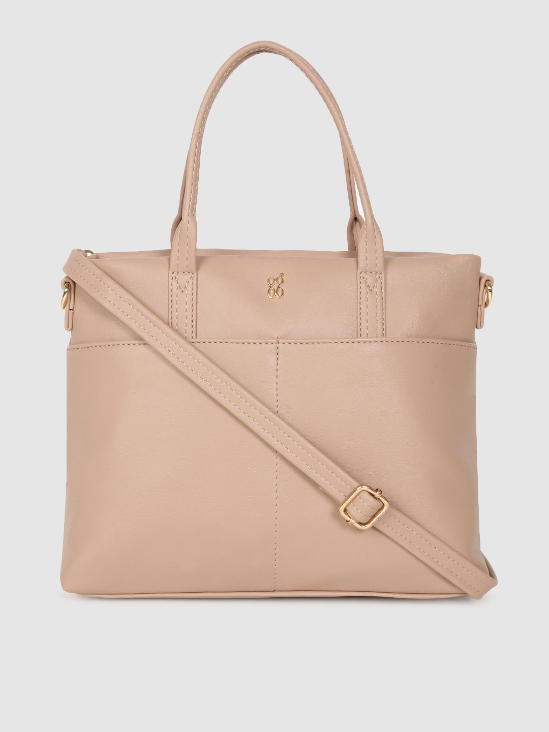 Baggit Nude-Coloured Handheld Bag Price in India