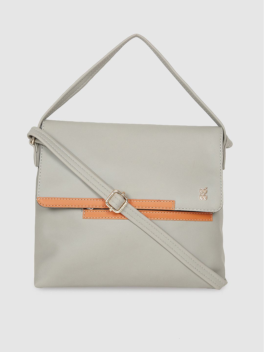 Baggit Grey Structured Satchel Price in India