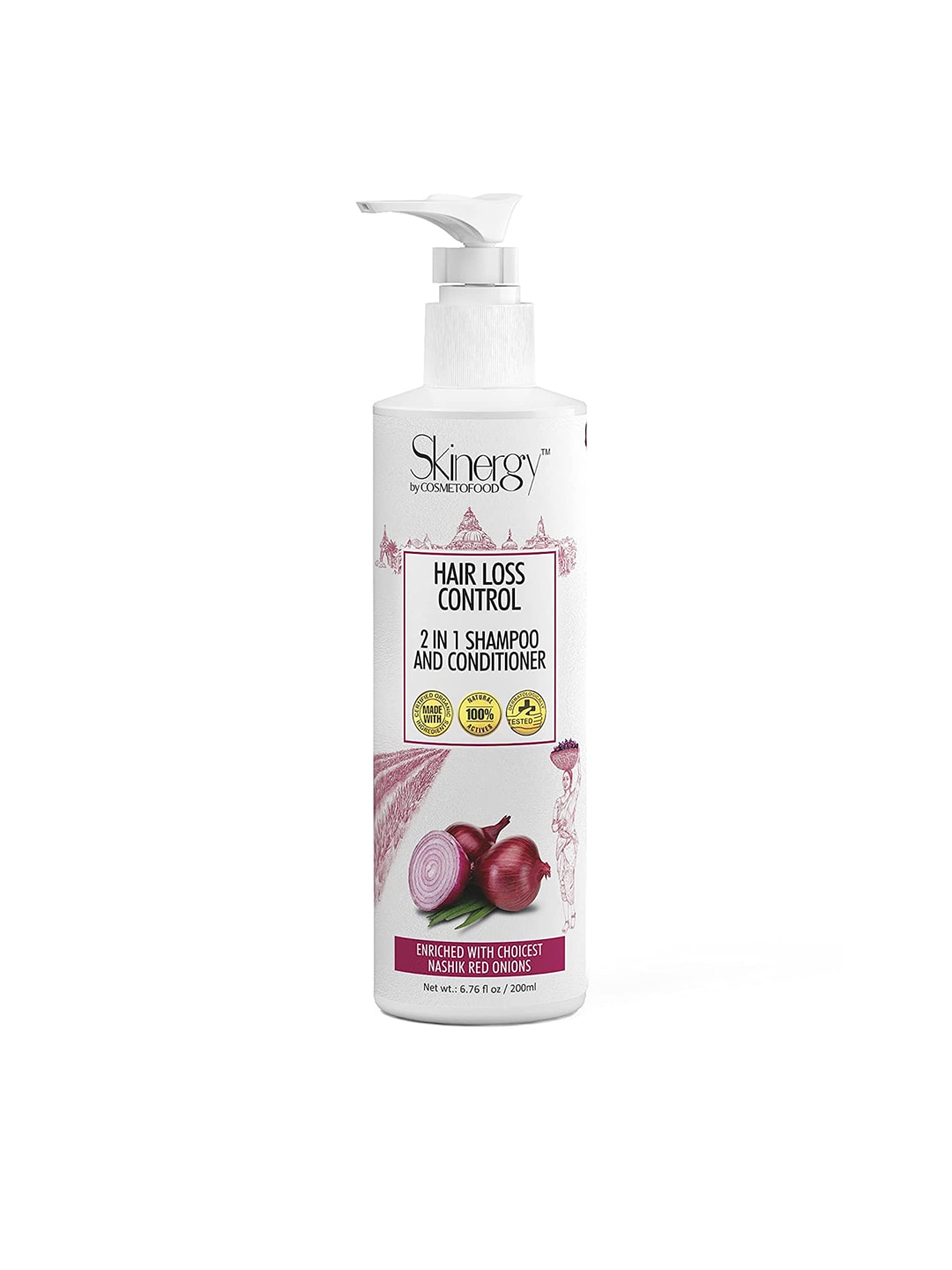 COSMETOFOOD Skinergy Hair Loss Control 2 In 1 Shampoo And Conditioner 200 ml Price in India