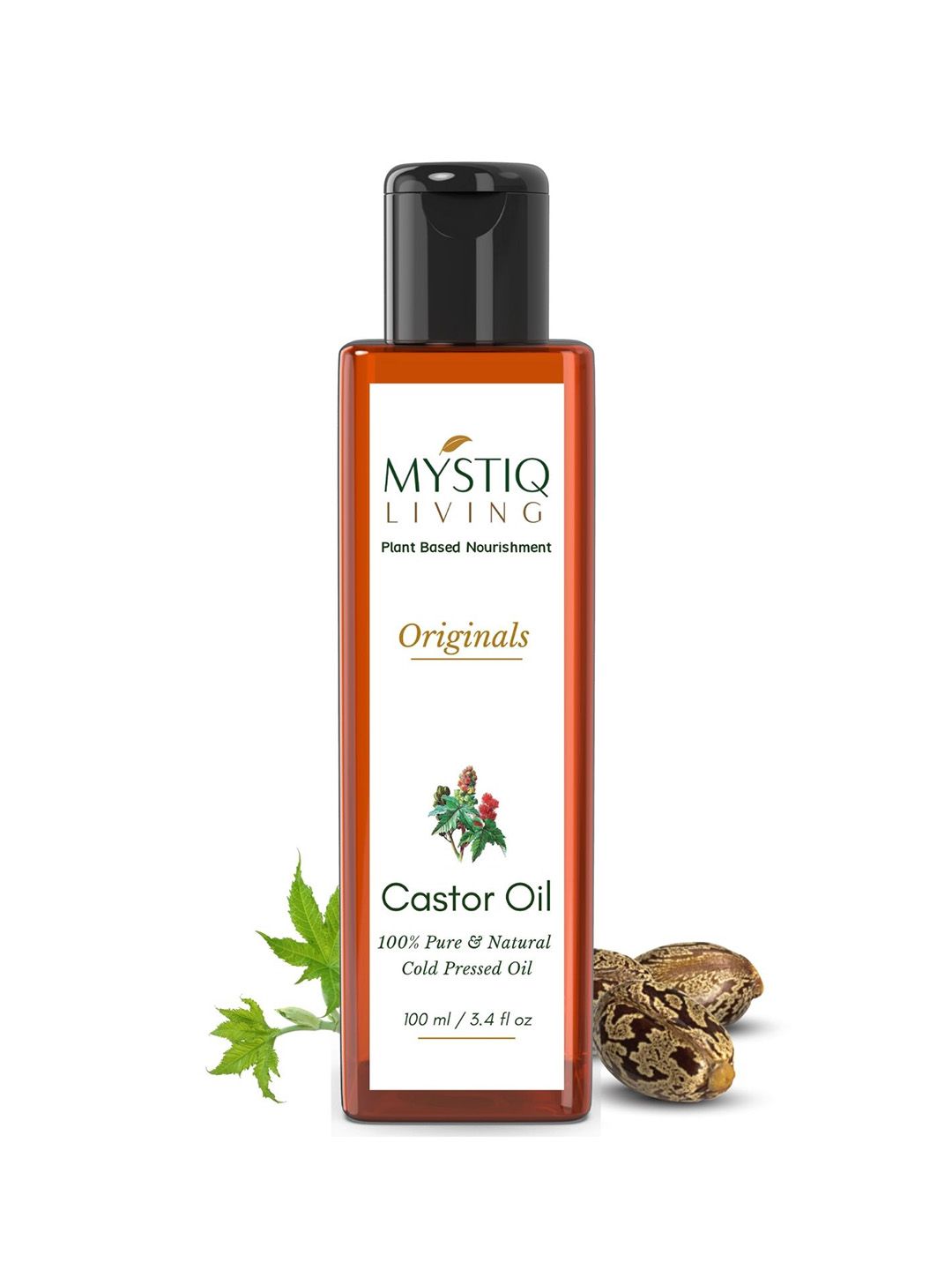 MYSTIQ LIVING Castor Oil (Cold Pressed) - 100 ml Price in India