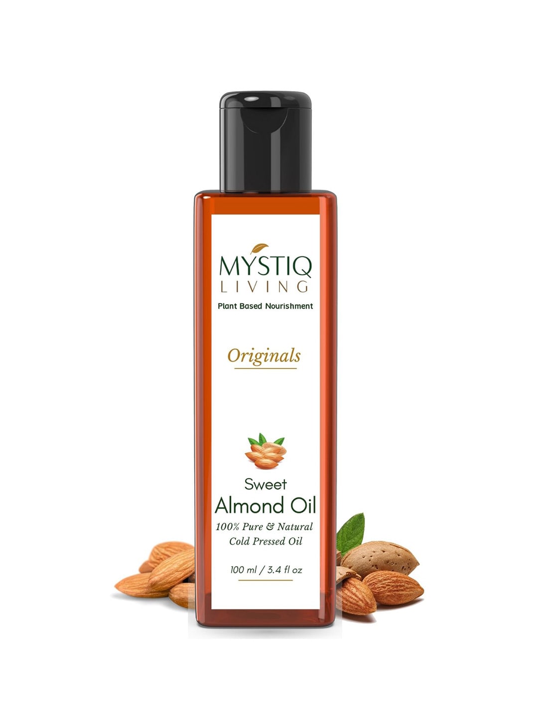 MYSTIQ LIVING Originals Sweet Almond Oil- 100ml Price in India