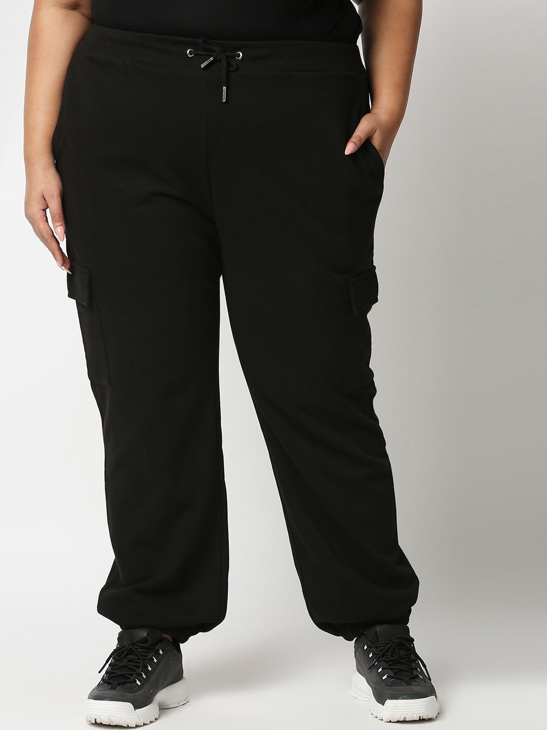 20Dresses Women Black Joggers Trousers Price in India