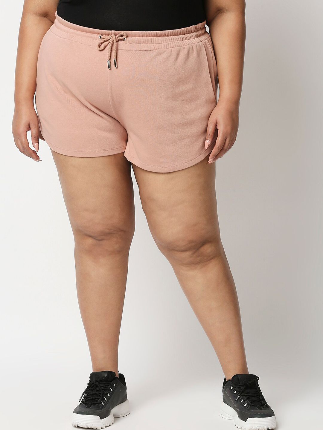 20Dresses Women Plus Size Pink Sports Shorts Price in India