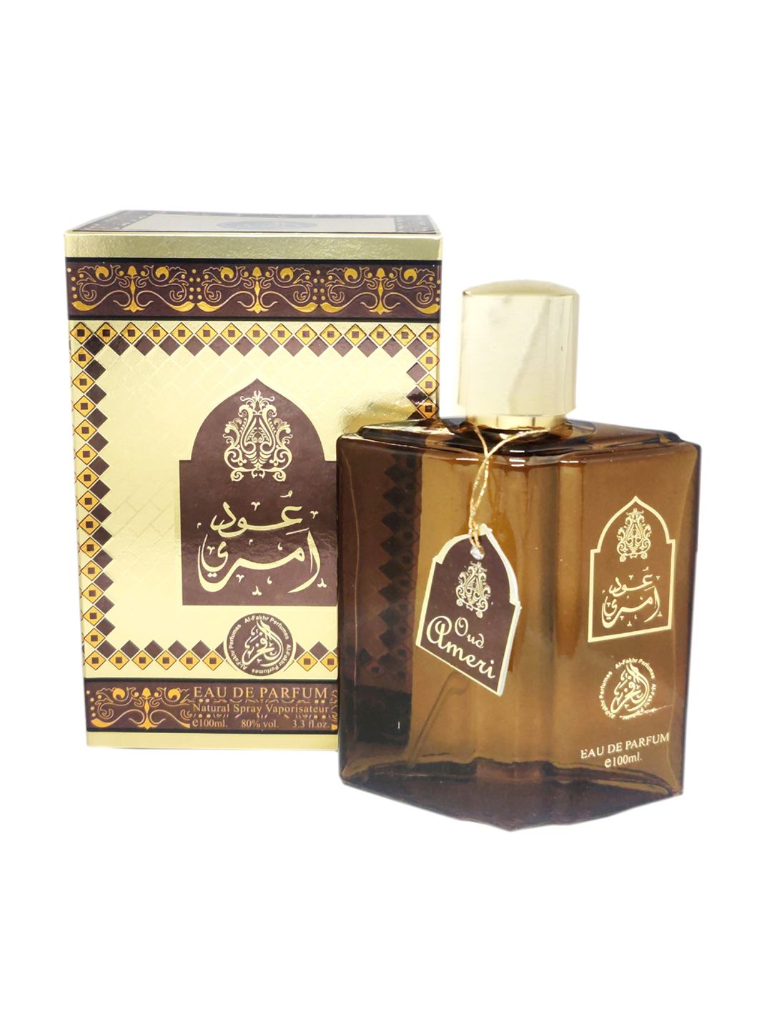Al-Fakhr Perfumes Oud Ameri Eau De Parfum - 100 ml Price in India
