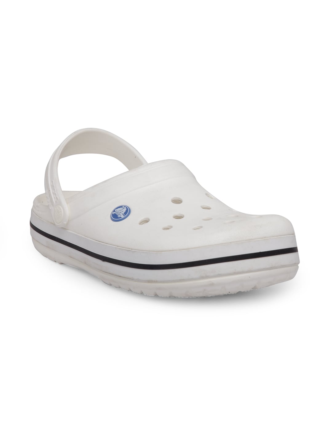 Crocs Crocband Unisex White Solid Clogs Price in India