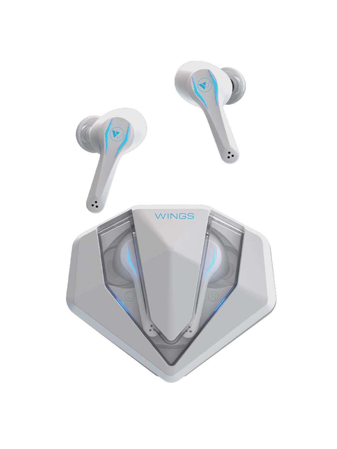 Wings Phantom Pro Gaming TWS White Headphones