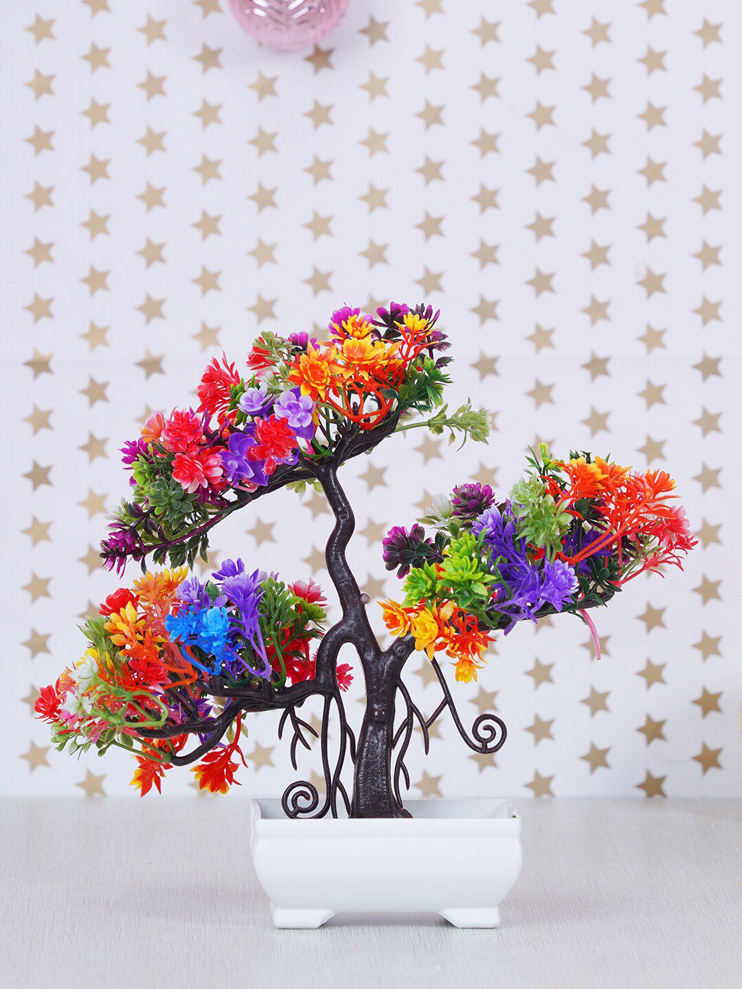Dekorly Multicoloured Artificial Plant With Pot Price in India