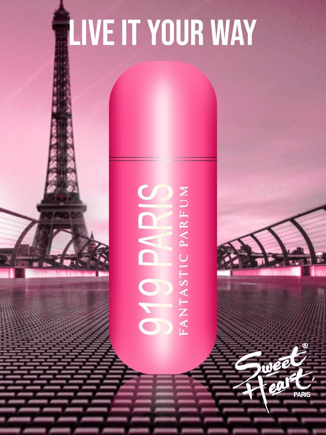 Sweetheart 919 Paris Pink Eau De Parfum - 50 ml Price in India
