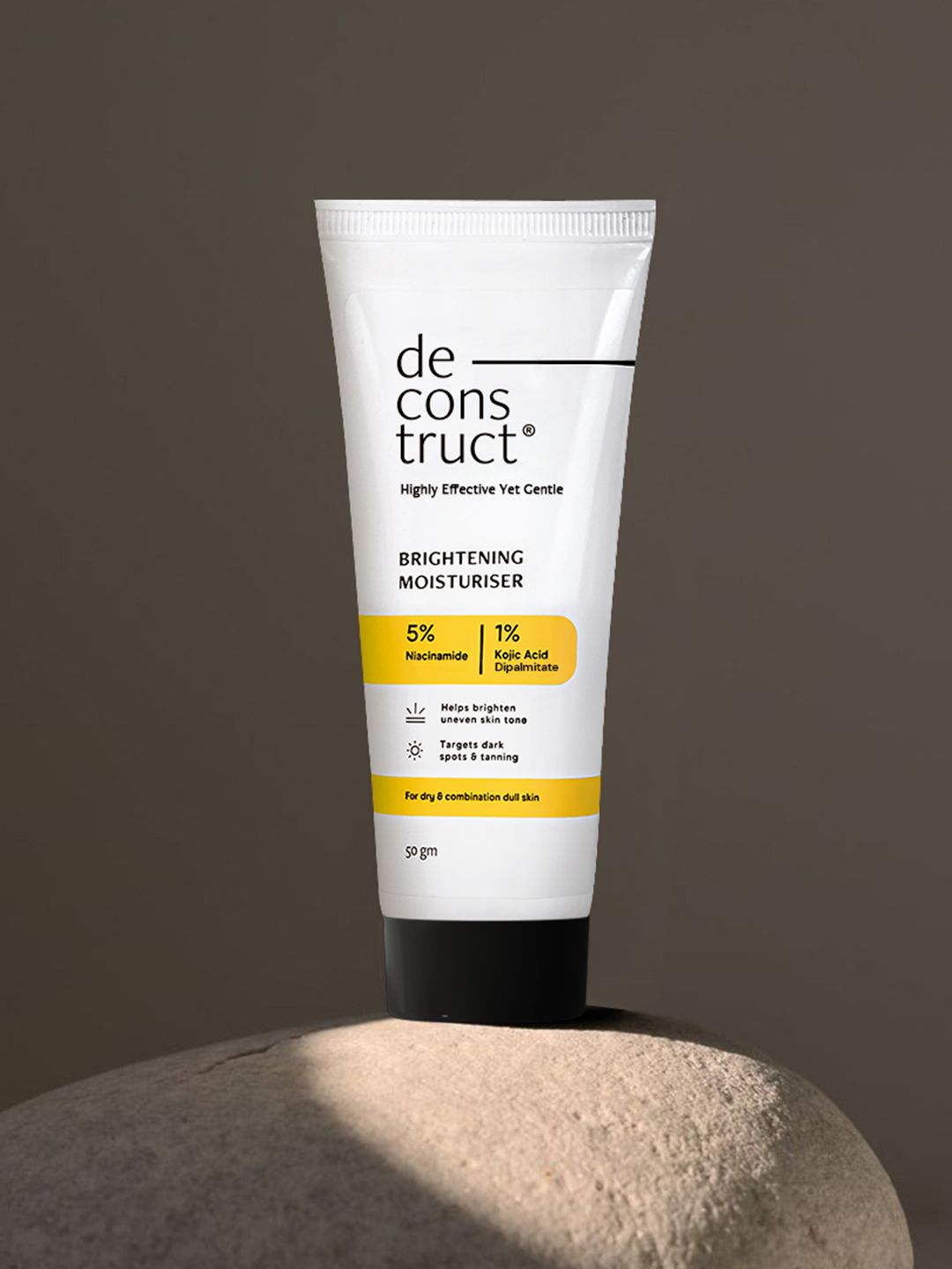 deconstruct Brightening Moisturizer- 5% Niacinamide + 1% Kojic Acid + 5% Vitamin C - 50g