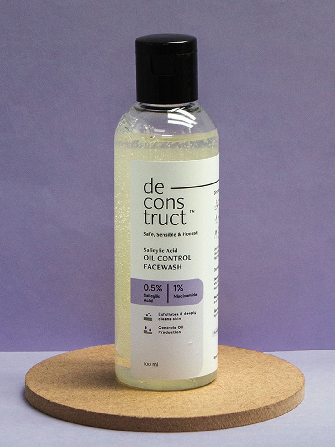 deconstruct Salicylic Acid Oil Control Facewash-0.5% Salicylic Acid + 1% Niacinamide-100ml