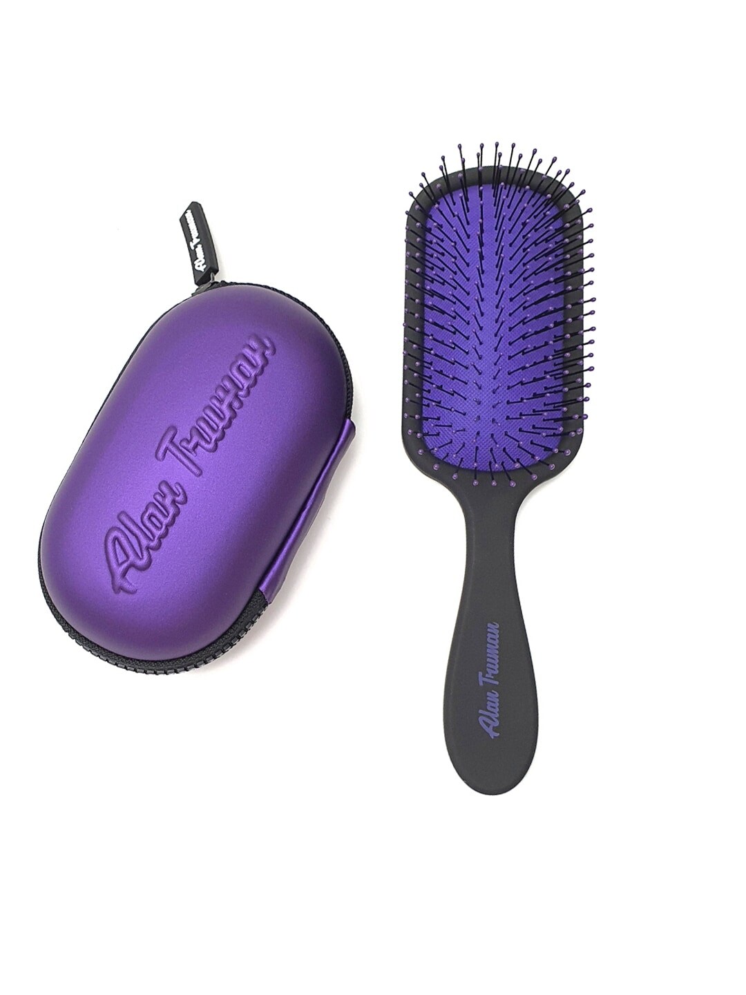 Alan Truman Knot No More Detangling & Hair Care Brush - Playful Purple Price in India