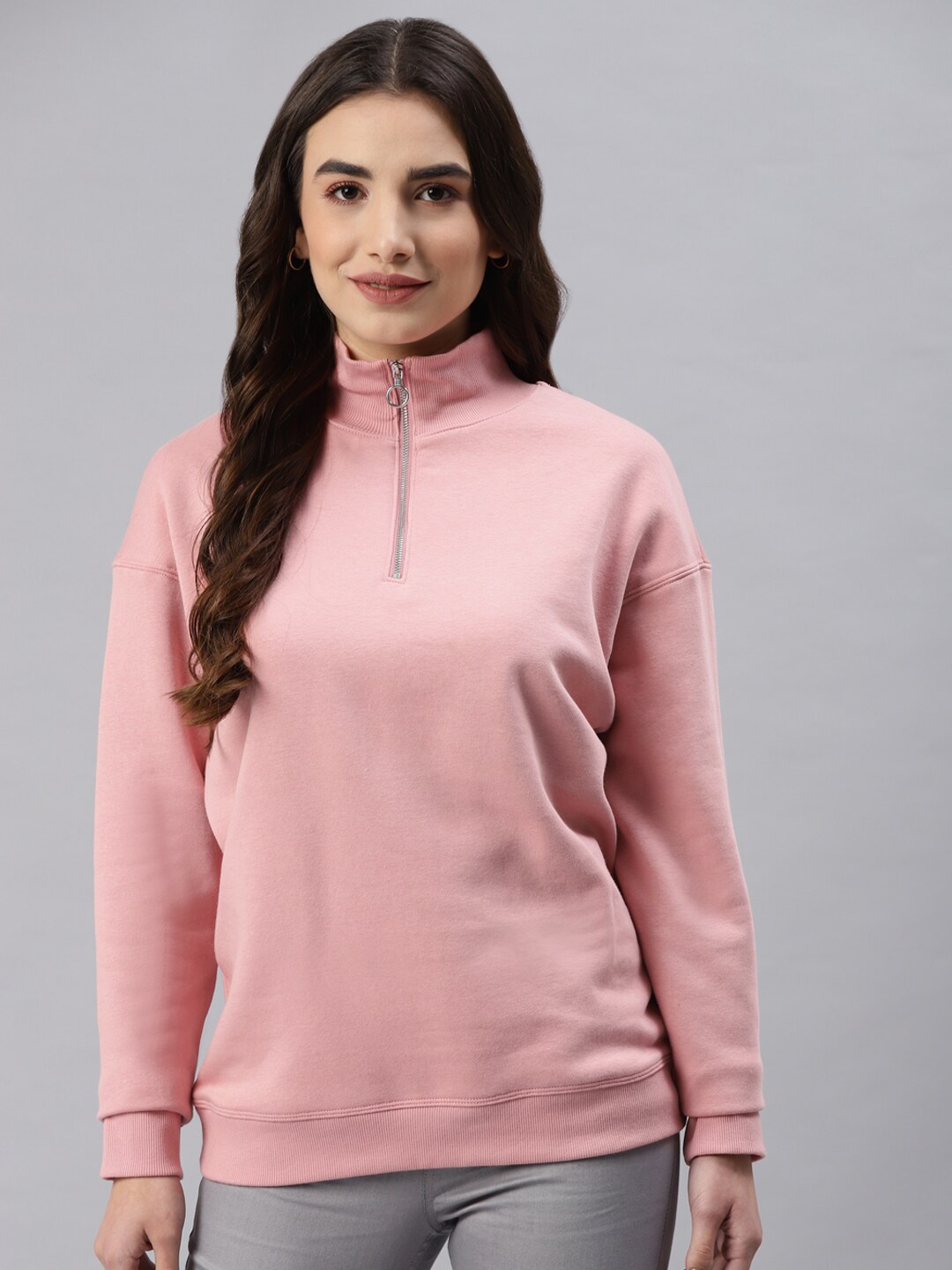 Marks & Spencer Women Pink Sweatshirt Price in India