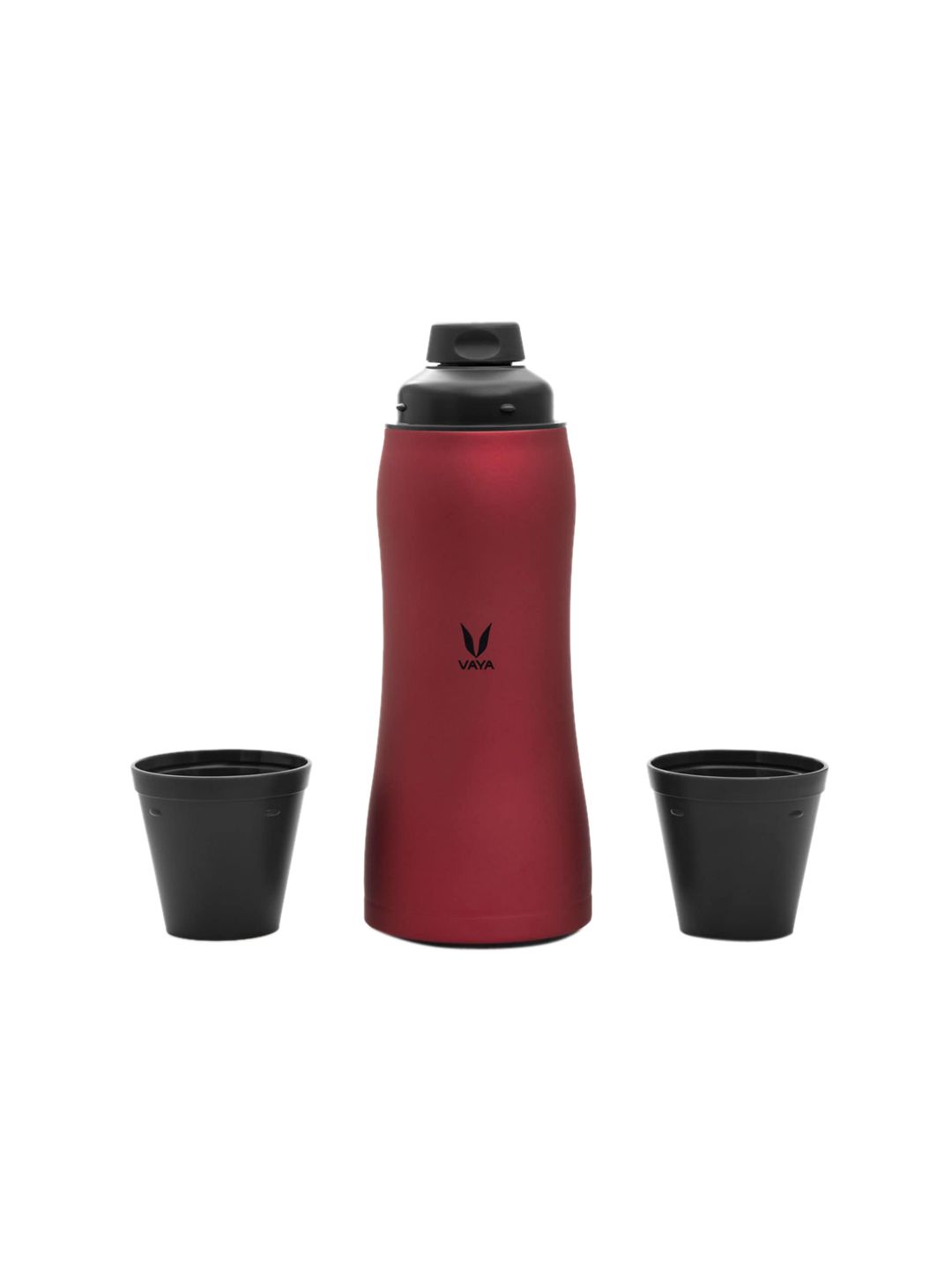Vaya Red Solid Double Wall Insulated Stainless Steel Thermos Flask 900 Ml Price in India