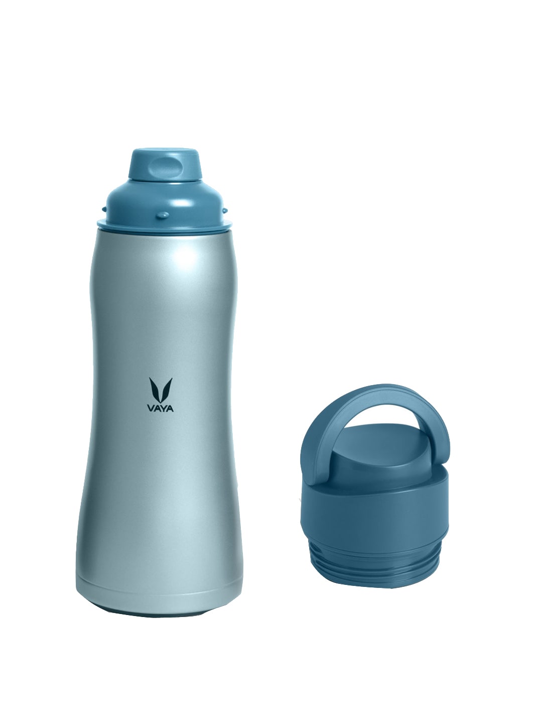 Vaya Blue Solid Stainless Steel Water Bottle Price in India
