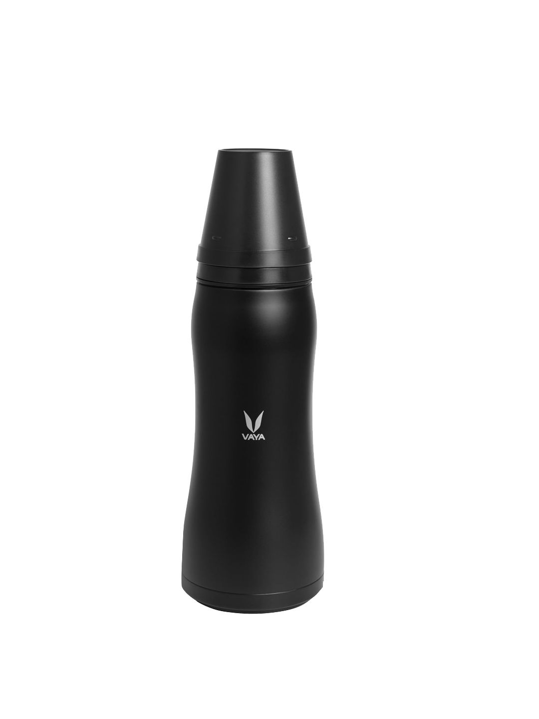 Vaya Black Solid Double Wall Insulated Stainless Steel Thermos Flask 900 Ml Price in India