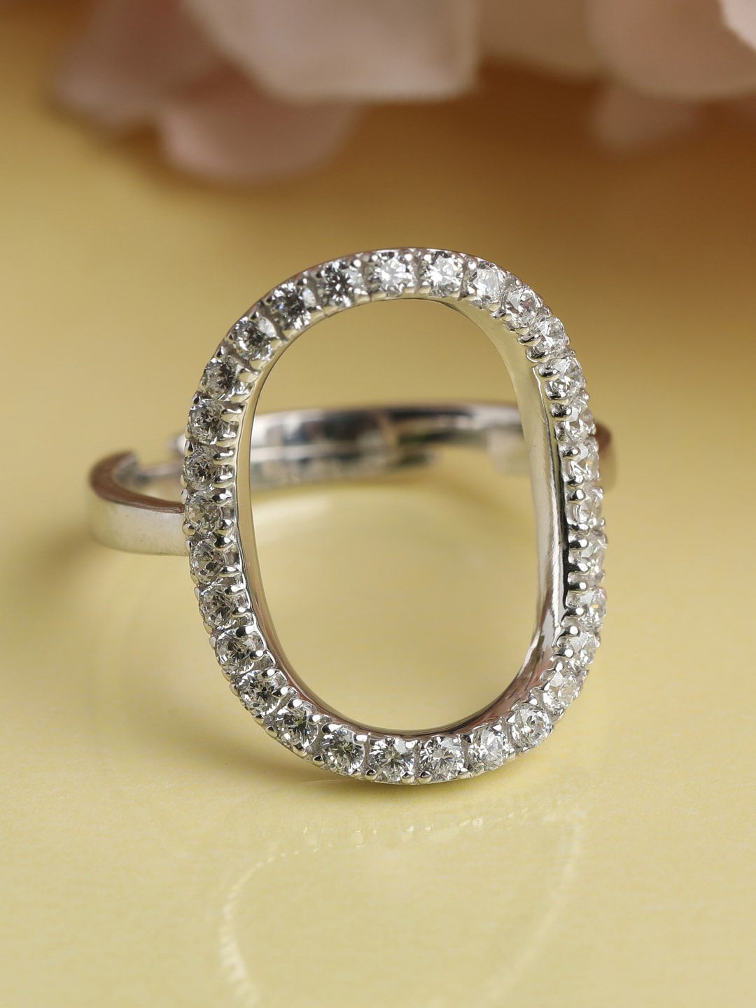 Clara 925 Silver Unique Adjustable Ring Price in India