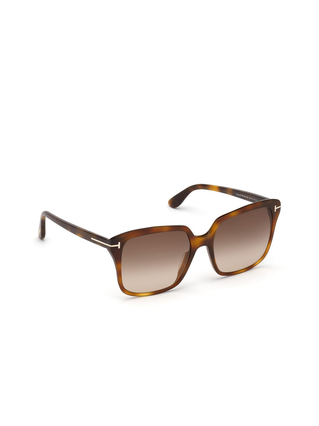 Tom Ford Women Brown Oversized Sunglasses with UV Protected Lens Price in India