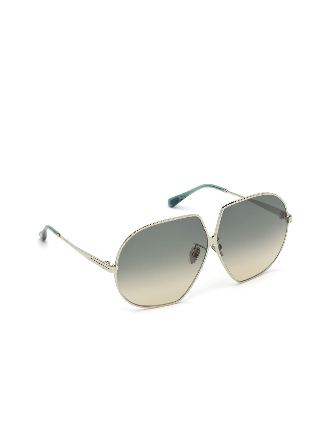 Tom Ford Women Green Lens Oversized Sunglasses & UV Protected Lens FT0785 66 16P Price in India