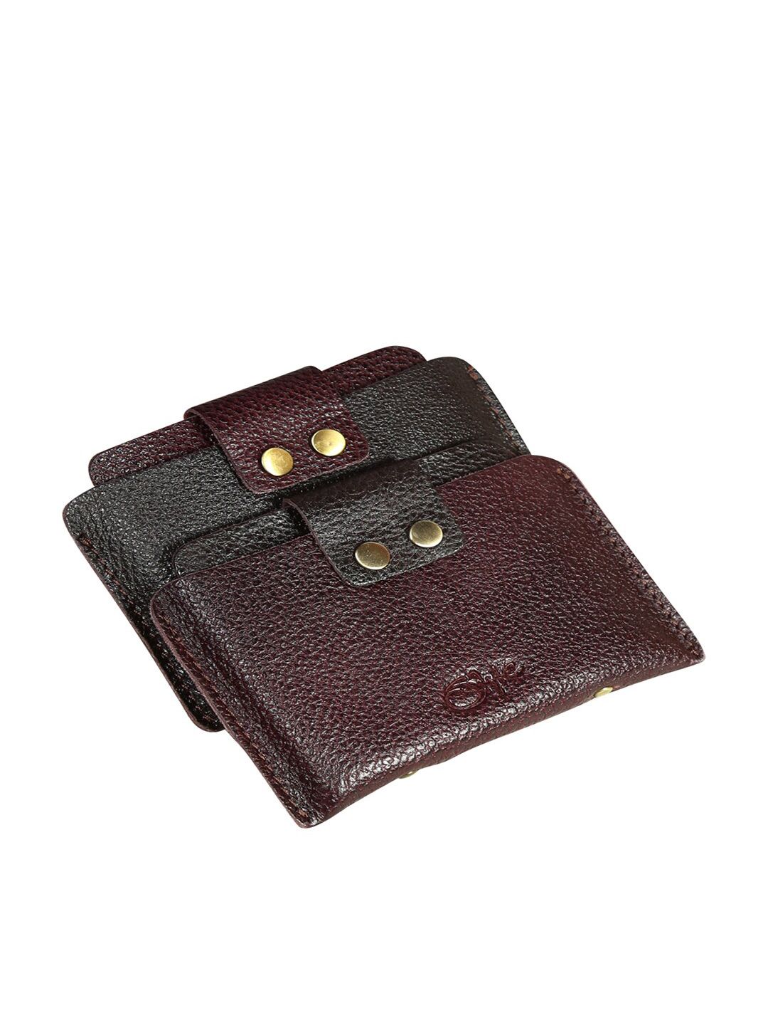 Style SHOES Women Brown Bow Detail Leather Card Holder Price in India