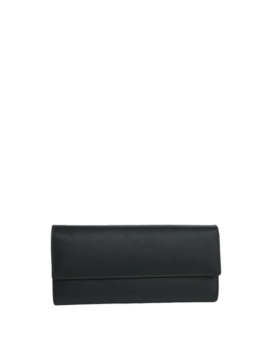 Kastner Women Black Solid Envelop Wallet Price in India