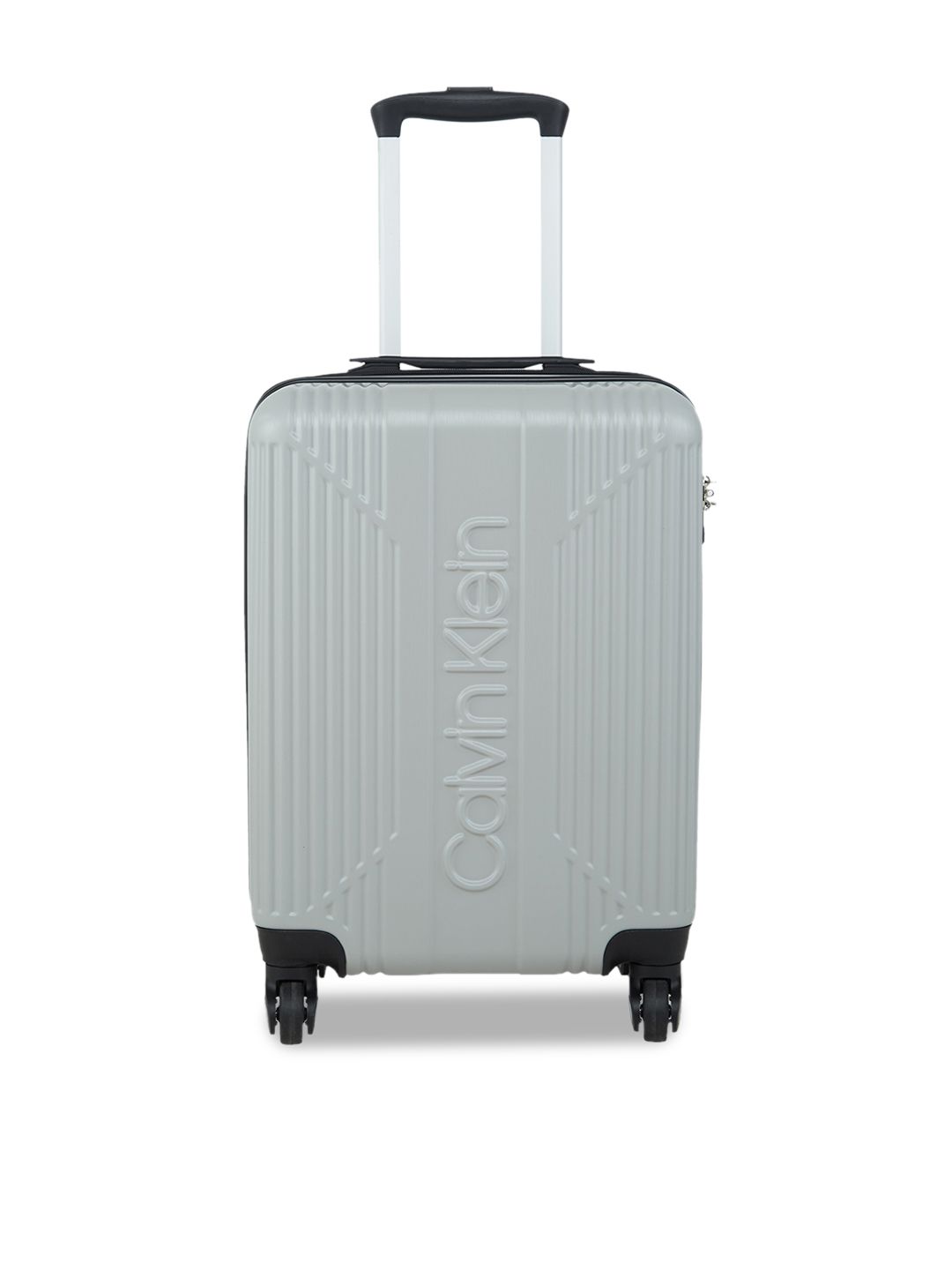 Calvin Klein The Standard Range Silver Hard Cabin Suitcase Price in India